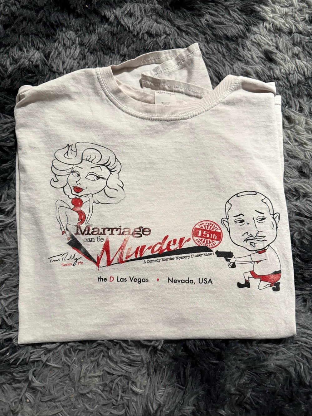 Marriage Can Be Murder The D Las Vegas NV Tee shirt Size Extra Large